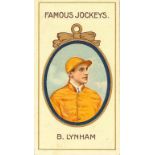 TADDY, Famous Jockeys, Lynham, with frame, VG