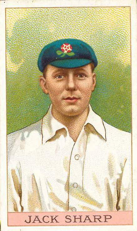 REEVE, Cricketers (1912), No. 20 Sharp (Lancashire), VG