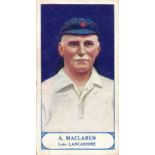 PATTREIOUEX, Cricketers Series, Nos. 7 Hendren (Middlesex) & 18 Maclaren (Lancashire), G, 2