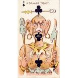KINNEY, Harlequin Cards, three of clubs, G