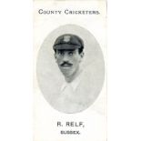 TADDY, County Cricketers, Relf (Sussex), Grapnel back, G