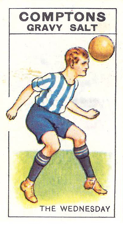 COMPTON, Footballers, D21 Sheffield Wednesday, colour, EX