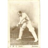 U.T.C., Cricketers & Their Autographs, Jupp (Sussex), p/b, slight corner knocks, G