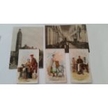 TRADE, advert cards, Singer, inc. Cathedrals of GB (2), scenes with operators of sewing machines
