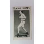 SINGLETON & COLE, Famous Boxers, Fitzsimmons, p/b proof, EX