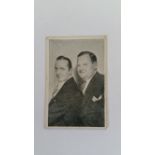 AUSTRALIAN LICORICE, Film Stars, Laurel & Hardy, corner crease, G