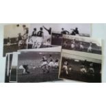FOOTBALL, reproduction photos, Birmingham v Cardiff, inc. match action at St Andrews 17th April 1948
