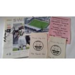FOOTBALL, Swansea City signed selection, inc. 1999/2000 Div. 3 winning team photo (19 signatures),