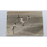 CRICKET, press photos, Australia, 1964, showing Burge batting off Partridge, Benaud batting off