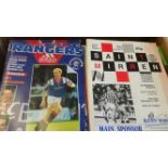 FOOTBALL, programmes, 1970s onwards, home and away, league and cup matches, inc. Scottish (52),