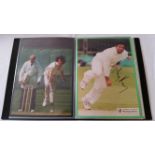 CRICKET, signed magazine pages, photos, cards etc., inc. Mushtaq Ahmed, Murray Goodwin, Sussex (14
