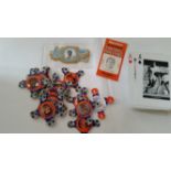 FOOTBALL, selection, inc. 1986 World Cup, complete (2), playing cards; cigar bands by Canaife;