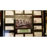 FOOTBALL, 1967 Glasgow Celtic, twelve signed album pages by The Lisbon Lions, attractively