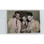 CRICKET, press photos, India in Australia, 1947/8, showing tourists arrival in Sydney, press stamp