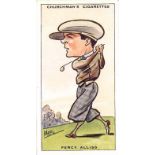 CHURCHMANS, Prominent Golfers, complete, inc. No. 25 Bobby Jones, VG to EX, 50