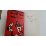 FOOTBALL, hardback edition of England v Scotland by Brian James, SBC edition for members only, 1970,