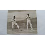 CRICKET, press photos, India in England, 1967, showing Wadekar batting off Illingworth, Subramanya c