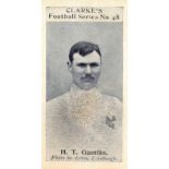 CLARKE, Football Series, No. 47 Daniell (Cambridge), 48 Gamlin (Devon Albion), both rugby, VG, 2