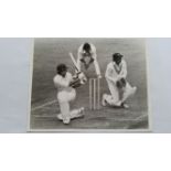 CRICKET, press photos, 1979showing Tavare batting off Bedi (England v India) & Gooch batting off
