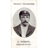 TADDY, County Cricketers, Newton & Robson (both Somersetshire), Grapnel backs, generally G, 2