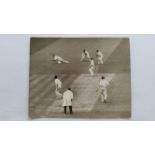 CRICKET, press photos, Pakistan in England, 1962, showing Cowdrey drops Hanif Mohammed, Intikab b