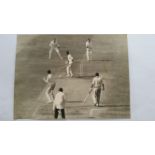 CRICKET, press photos, India in England, 1967, showing Illingworth score winning runs off