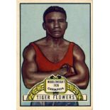 TOPPS, Ringside Boxers, Nos. 40-42 & 44-50, large, VG, 10