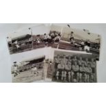 FOOTBALL, Newport County, 1953/54, reproduction photos, team line-ups, action shots, v Millwall,