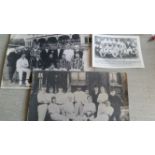 CRICKET, selection of photos, inc. Cardiff CC 1889 & 1912 (both reproduction); Gents v Players at