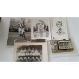 FOOTBALL, mixed selection, inc. postcards, photos, many reproduction, few cigarette & trade cards,