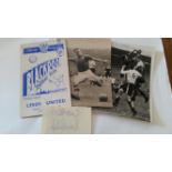 FOOTBALL, Leeds United selection, 1956/57, programme for away match at Blackpool, 26th Dec 1956,