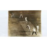 CRICKET, press photos, Australia v South Africa, 1963/4, showing Simpson c Lindsay, O'Neill b