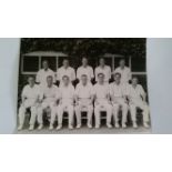 CRICKET, press photo, Australia v South Africa, 1952, showing Australia team for match v South