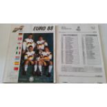 FOOTBALL, European championship selection, programmes (2) and team sheets, press cuttings etc.,