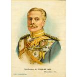 PHILLIPS, Great War Leaders, Douglas Haig, premium silks, BDV (in rare blue printing), foxing, G