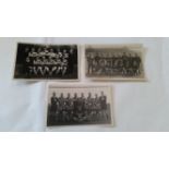 FOOTBALL, team photos, inc. RAF Station Wellesbourne 1st XI 1942-43 & 1943-44, one other