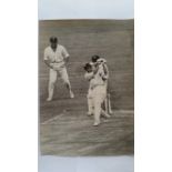 CRICKET, press photos, Australia v India, 1967/8, showing Nawab of Pataudi batting off Connolly &