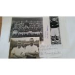 FOOTBALL, selection of photos, inc. Middlesbrough 1926; Mannion & Mackenzie at Brentford etc.,