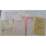 CRICKET scorecards, 1960s onwards, inc. mainly county matches, England, touring sides, friendlies