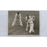 CRICKET, press photos, New Zealand in England, 1965, showing Congdon hitting six off Titmus,