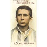 WILLS, Prominent Australian & English Cricketers (1907), Nos. 70-73, red captions, G to VG, 4
