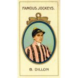 TADDY, Famous Jockeys, with frame, generally G, 8