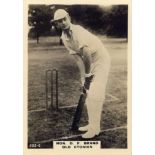 PHILLIPS, Cricketers (1924), inc. Australian (2), large, brown backs, G to EX, 7