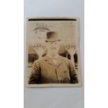 CRICKET, original sepia photograph (4.25 x 3.25), William Carless (secretary of Hastings CC) wearing