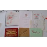 FOOTBALL, Manchester United selection, inc. signed autograph album & loose pages, Norman