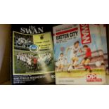 FOOTBALL, Swansea City programmes, 1980s, inc. League Cup (22), v Leeds; 1984/85 (27), 1985/86 (