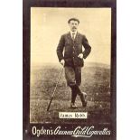 OGDENS, Guinea Gold (golfers), James Robb & Horace Hutchinson (corner clipped), FR to VG, 2