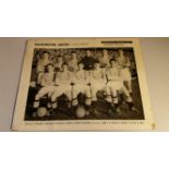 FOOTBALL, Manchester United team photo, issued by Manchester Evening News, March 1957, laminated, 15