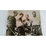 CRICKET, press photos, Australia v England, 1954/5, showing Edrich b Johnstone, Tyson bowling;