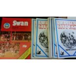 FOOTBALL, Swansea City programmes, 1980s, inc. FAC, League Cup, opening of new East Stand etc., G to